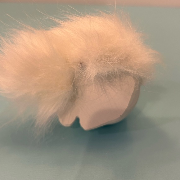 NEW Z Gallerie White Fox Glittery Christmas Figurine (Set of 2) - Picture 5 of 5